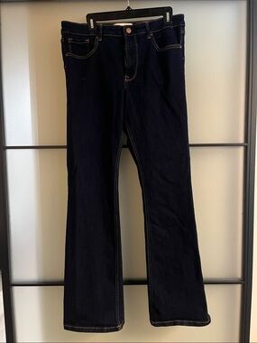 Zara Dark Indigo Flare Jeans